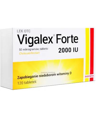  Vigalex Forte 2000 IU, 30 tabletek - Apteka internetowa Melissa  